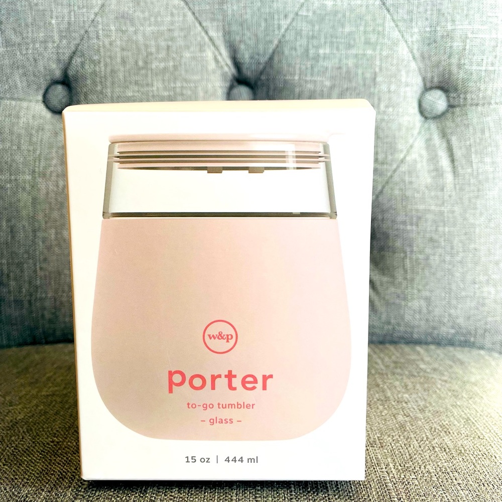 W&P Porter Glass, Blush,Brand New With Tags